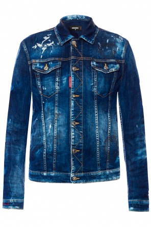Kurtka jeansowa z przetarciami, zdjęcie 1 Kurtka jeansowa z przetarciami od Dsquared2